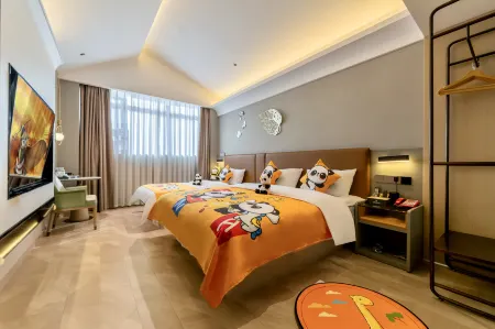 Yanting Future Smart Hotel (Yuzu Square Penta) Отели в г. Яньтин