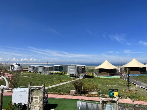 Qinghai Lake Tongbao Mountain Mountaineering and Lake Viewing Featured Wild Luxury Camping Homestay - Wifi