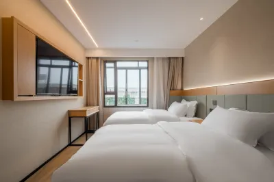 YIHEJU·HOTEL（Jinqiao Road subway station） Hotel di Distrik Jinqiao Pudong