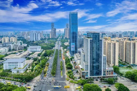 meiqijiudian Отели рядом с достопримечательностью «Guanlanhu Huayi Fengxiaogang Dianying Gongshe-Nanyang Street»