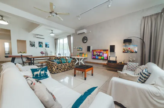 Desaru Uniq Villa 5Br Mahjong/BBQ/Netflix/Ktv