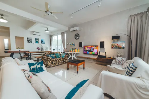 d'Fun 5BR16-24px Pool/BBQ/NetFlx/HotPot/KTV/Mahjon Hotel di Bandar Penawar