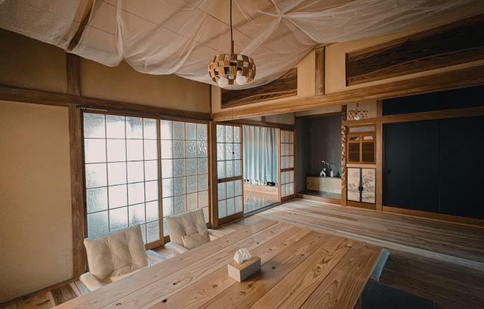 Japanese modern traditional house. 4 mins to Station& sea. Pets ok. 130 m2, max 6 people