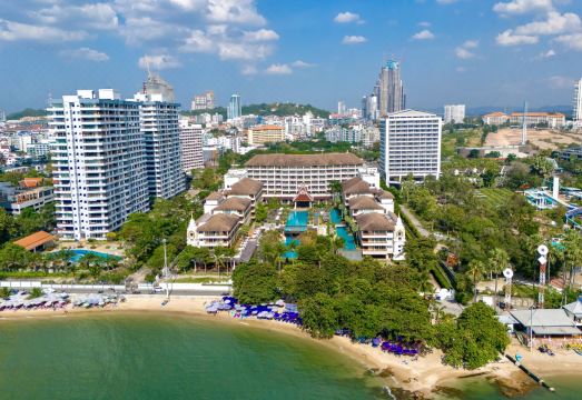 파타야 해변 근처 호텔 전경 이미지