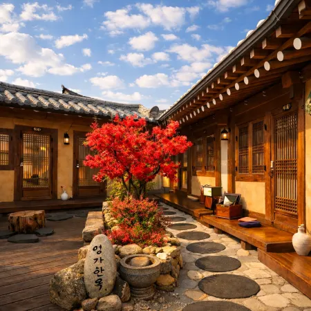 Jeonju Myeongga Hanok Stay Отели рядом с достопримечательностью «Традиционный дом Хакиндан»