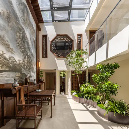 Floral Hotel·Yunqueju · Song-style Aesthetics · Designer (Datong Ancient City Wall · Huayan Temple)