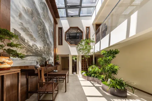 Floral Hotel·Yunqueju · Song-style Aesthetics · Designer (Datong Ancient City Wall · Huayan Temple) - رومانسي