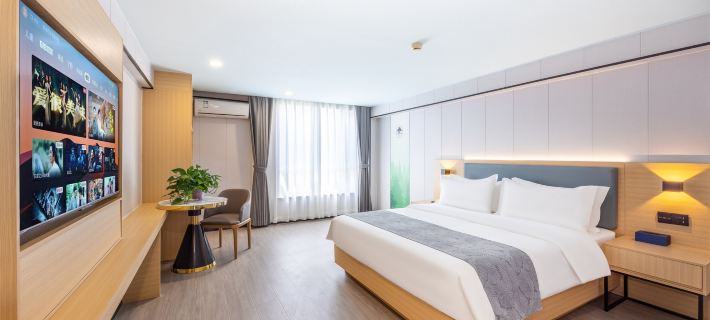 Aegean Hotel (Lanzhou New Area Zhongchuan Airport Branch) Отели в г. Гаолань