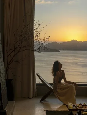 Country of Clouds Soul Meet | Mountain View Linghai Sunset Beauty Hostel 얼하이 와써 샤오푸퉈 풍경구 호텔