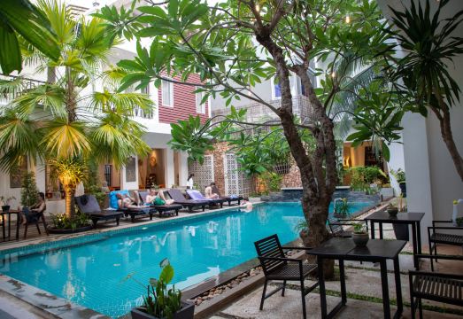 호텔 발코니 뷰