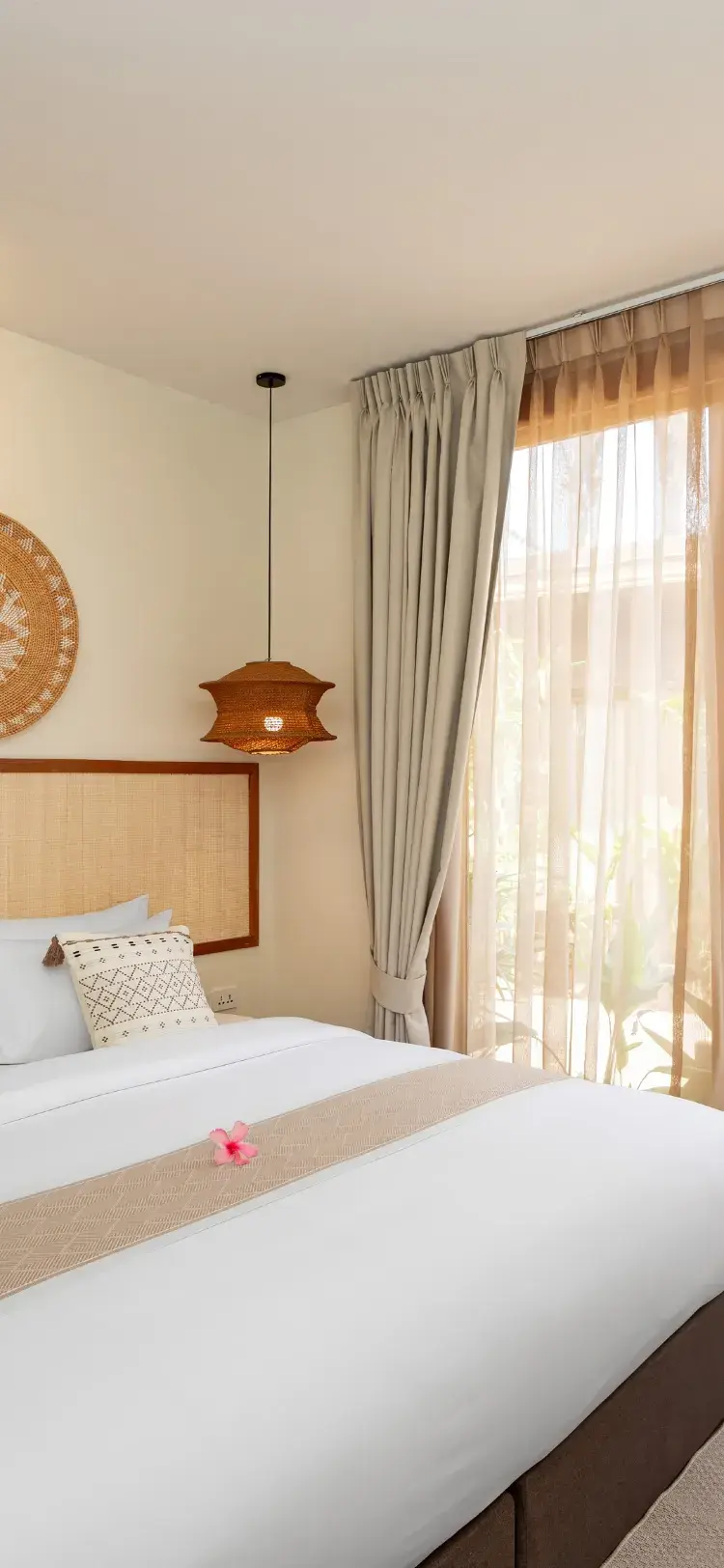 ห้องสวีทสองห้องนอนพร้อมจากูซซี่