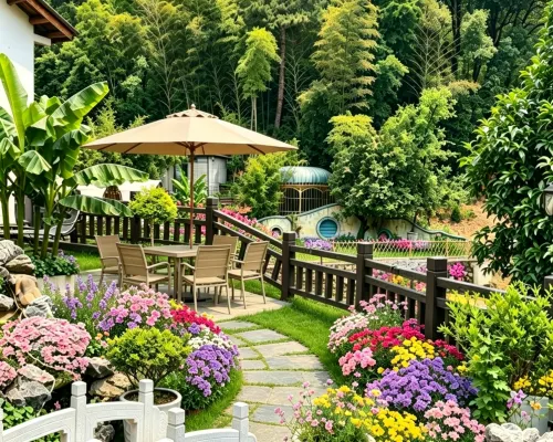 Shaoshan Love Shaoshan Talk · Mountain Scenery Courtyard Resort Garden B&B Hotele w: Shaoshan