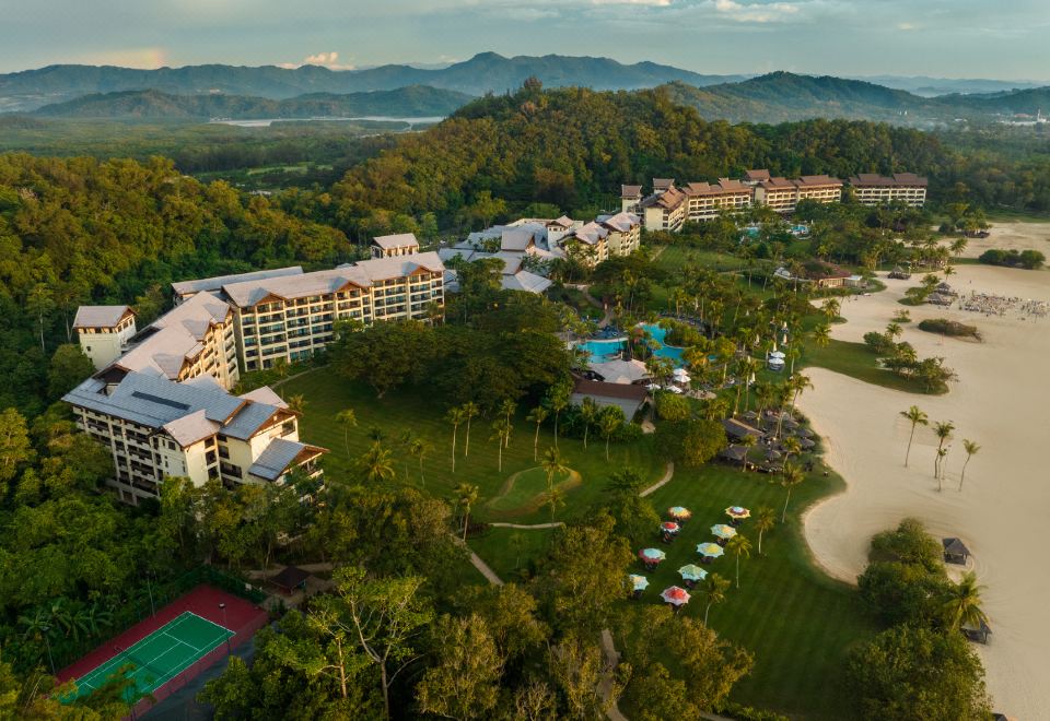 샹그릴라 라사 리아 코타키나발루의 전경