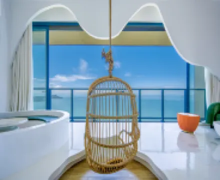 Weibo Bay·Santome Hostel (Vanke Phase 4 Store) in Shuangyue Bay, Huidong, Huizhou. Hotels near Double-Moon Bay Observation Deck