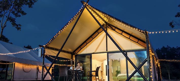 Boluo Guangying Xinghe Camping Hotel Hotéis em Condado de Boluo