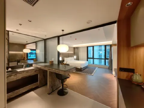 城跡サービスアパートメント 南京（南京駅地区） Xiaguan Zhujianju System Dang (Zheng) Xiao周辺のホテル