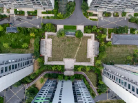 Jinhua Weiyaman Homestay (Panlong Courtyard New Energy Vehicle Town) โรงแรมใกล้ทะเลสาบฮอน คีม