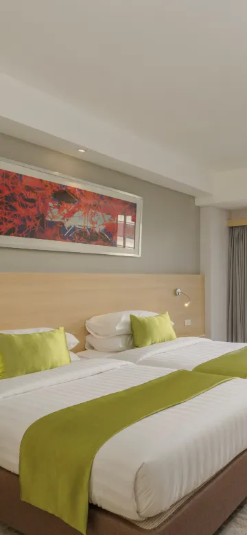 ห้องดีลักซ์ เตียงเดี่ยว 2 เตียง