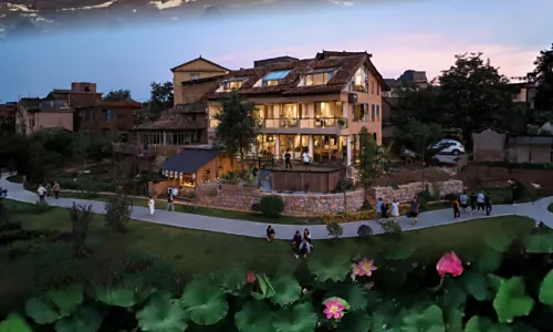 普者黑•野舍|LAKEVIEWHOTEL•PigstyCafe落日山水藝墅（青丘畫璧店）