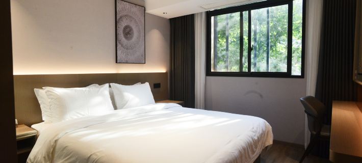 Zheyi Hotel (West Lake Lakeside Zhe'er Branch) Hotéis em Hancheu