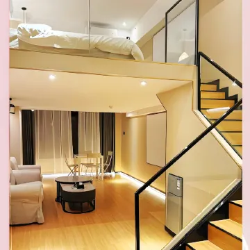 Clay · Light Luxury Loft Movie Apartment (Gaoxin Avenue Subway Station MixC)
