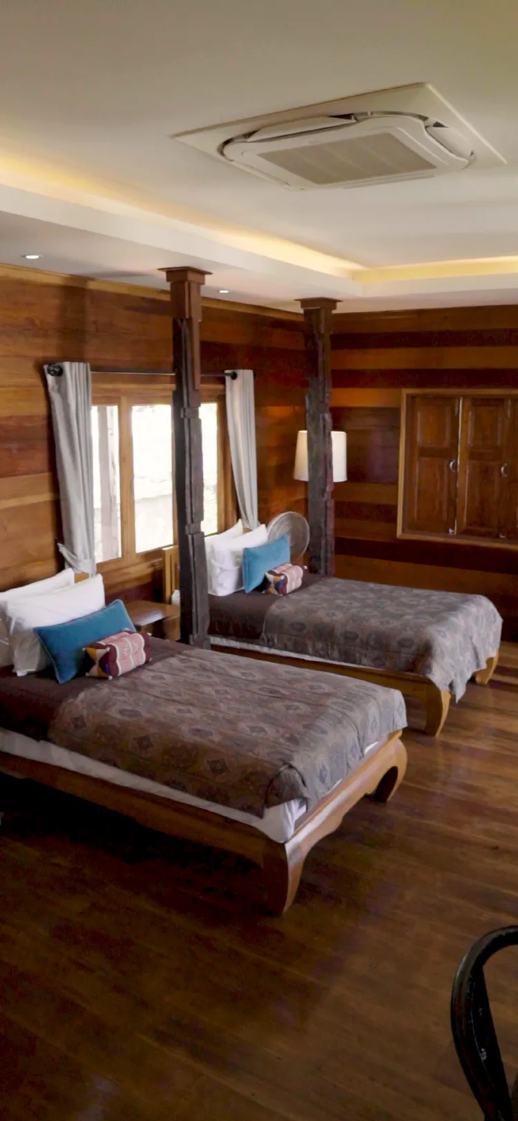 เรือนล้านนา -เตียงแฝด