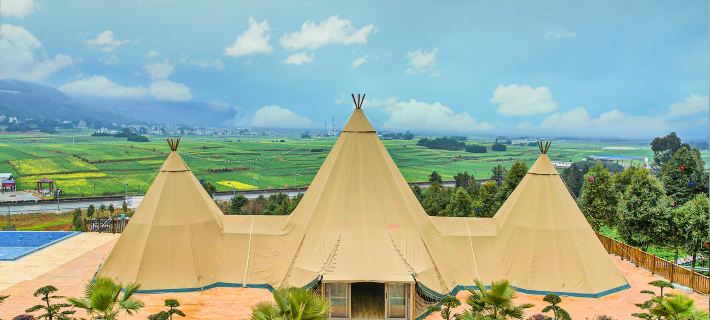 Huahai Wild luxury Tent Hotel Hotels in Luopingxian