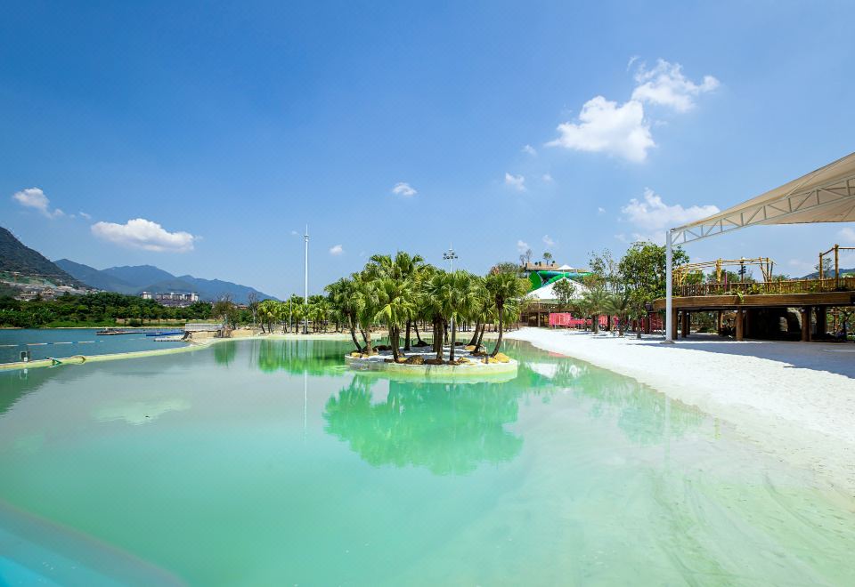 스코브 리버 리조트의 워터파크 전경