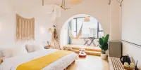 Hema Internet Homestay (Nanning MIXC Store) - Wan Xiang Lv Guang-Max Projection Double Bed Room