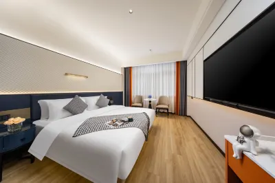 Miduo·Yuege Hotel (Yongkang South High-speed Railway Station Xijin Pedestrian Street) Hotel in zona Gaozhen Commercial District