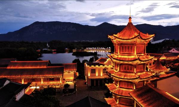木木夕丨民族风设计中式庭院花园亲子度假酒店