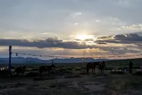 Sunset Volcano · Travel Exploration Secret Realm Leisure Resort Beauty Stay (Chayou Houqi Store) Hotels in Qahar Right Rear Banner