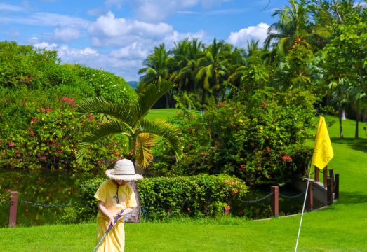 페어몬트 싼야 하이탕 베이의 전경