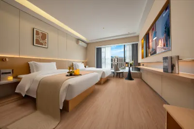 Shuangziyue Hotel (Guiyang Huaguoyuan Shopping Center Songhua Road Subway Station) โรงแรมในHuaguoyuan Area