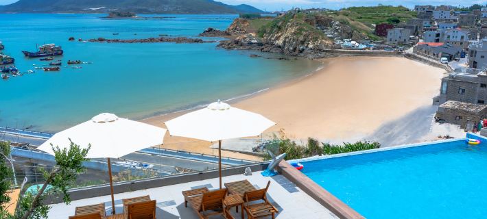 Floral · Qingfeng No.1 Seaview Peninsula Aesthetic Holiday Villa Отели в г. Пинтань