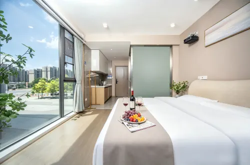 Hailan Movie Apartment (Tianhe Airport Aviation Headquarters Subway Station) - Lemmikkieläimet sallittu