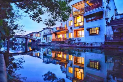 Shuishangju Japanese Landscape Inn Suzhou Tongli Hotel in zona Tongli Ancient Town