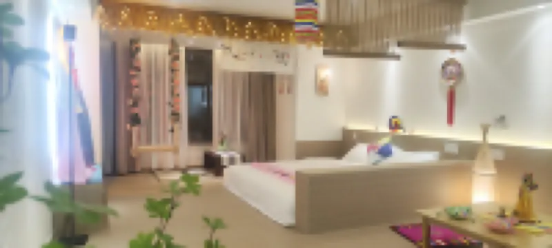 Memories of Light Luxury Internet Celebrity Movie Watching Homestay