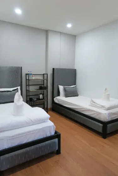 ห้องเตียงแฝด พร้อมห้องน้ำรวม