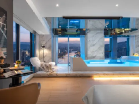 Atour S Hotel Lanzhou Convention Center Riverside Hotéis em Lanzhou