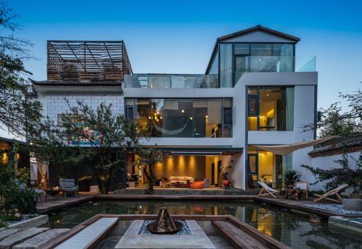 听涧｜大理古城空院子·有风花园·艺术庭院·田园海景·奢野度假·设计师民宿外景图