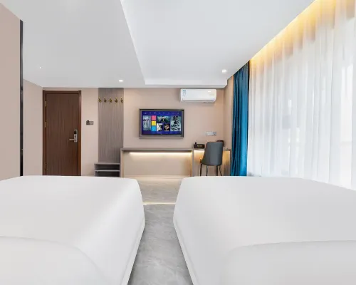 Ruiting Hotel (Harbin West Railway Station Wanda Plaza) الغرف Photos