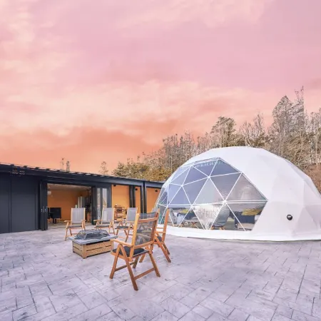 Panoramic Mt. Fuji Views from All Rooms – Vision Glamping Resort & Spa Yamanakako