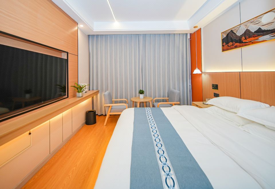 미니 라이트 럭셔리 호텔 객실 이미지