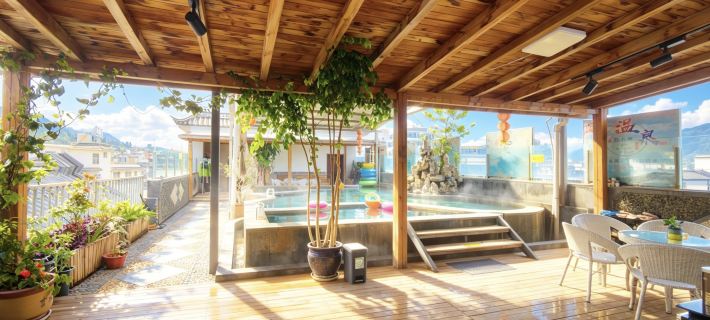 Niu Street Junyi Hot Spring Inn Hotels in Eryuan