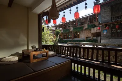 Country of Clouds Cloud end Brookside view Designer Meisu Hotel a Lijiang