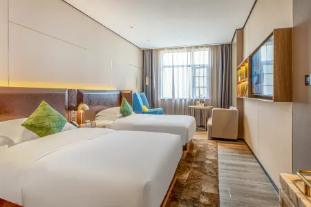 Echarm Plus Hotel（ Jingdezhen Taoxichuan Cultural and Creative Blockl） Отели рядом с достопримечательностью «Jingdezhen Ceramics University (Xinchang Campus)»