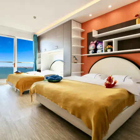 Qihai · Designer Magic Hot Spring Theme Sea View Apartment (Shanhai Square Store)