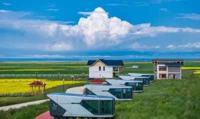 Akbanma Lake Resort Hotels near Hot Air Balloon over Qinghai Lake