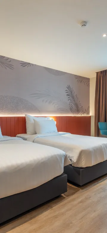 ห้องซูพีเรียร์ เตียงเดี่ยว 2 เตียง